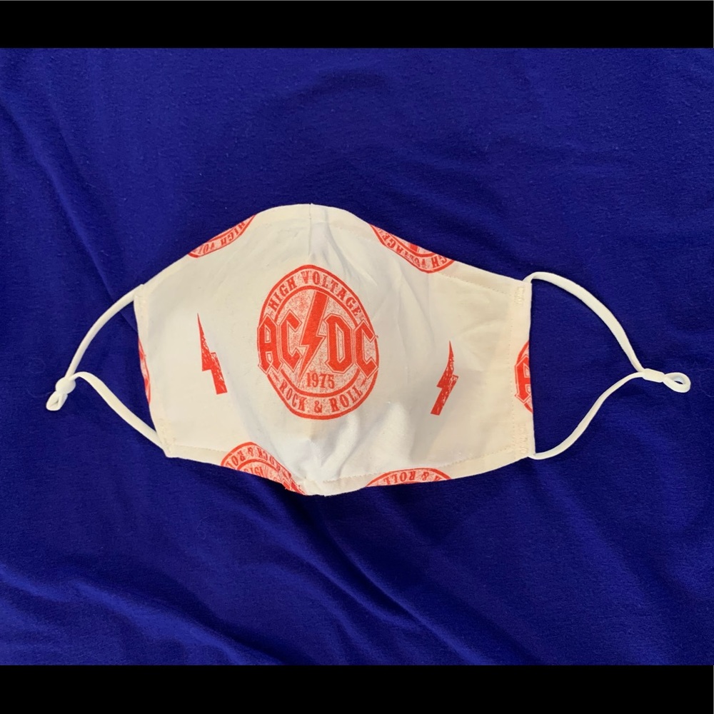 Handmade AC/DC High Voltage cloth face mask.